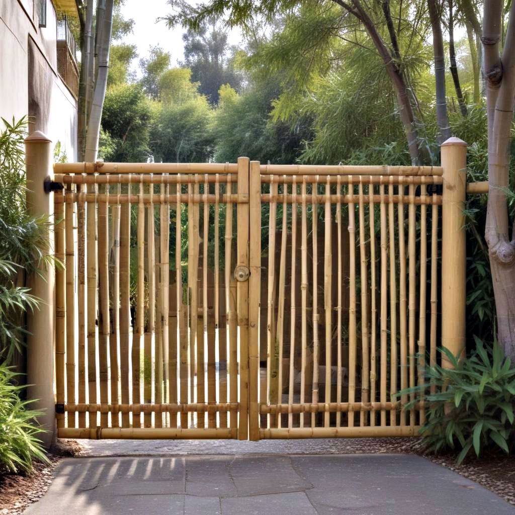 eco friendly bamboo gates