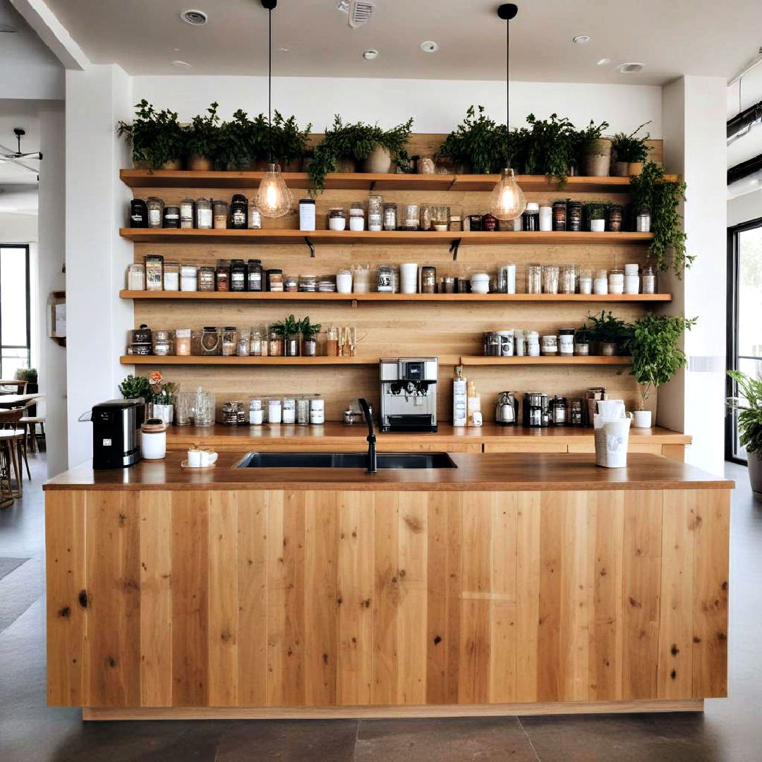 eco friendly coffee bar