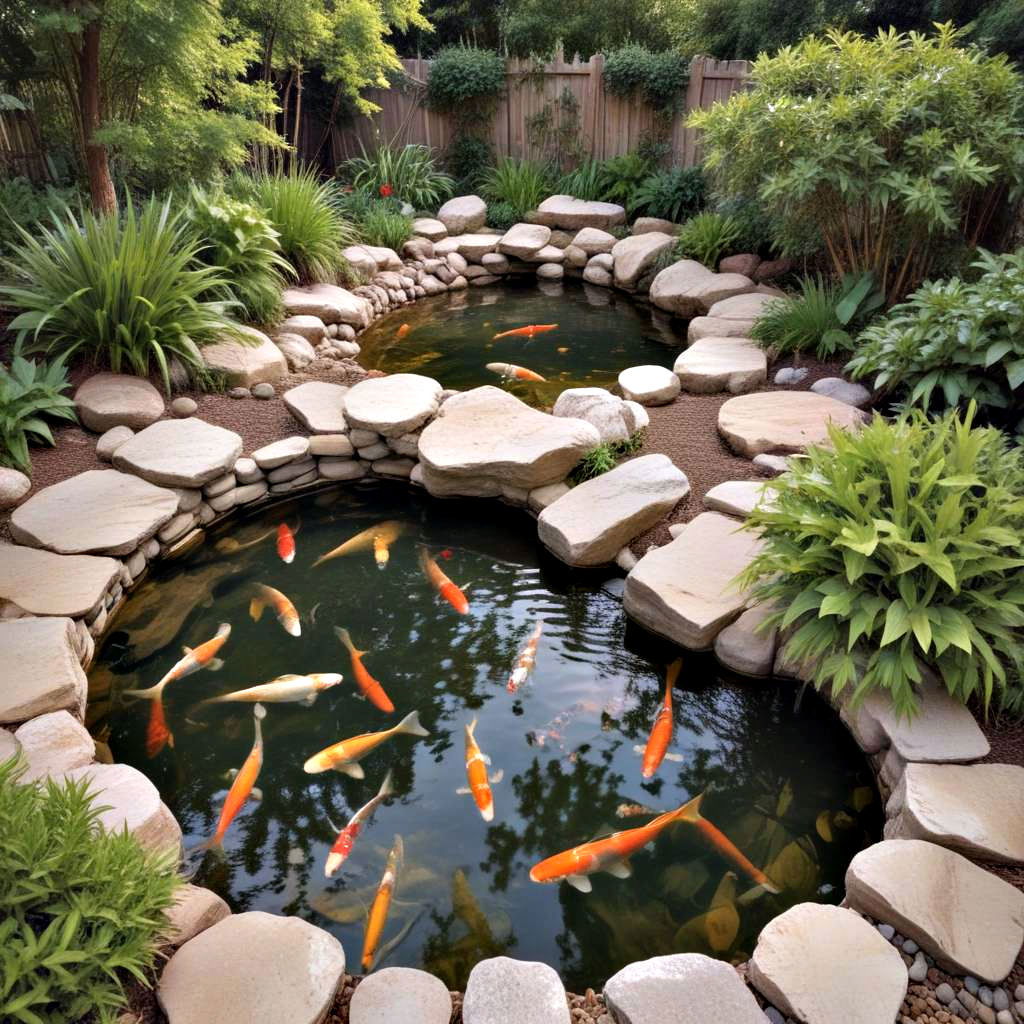 eco friendly natural koi pond