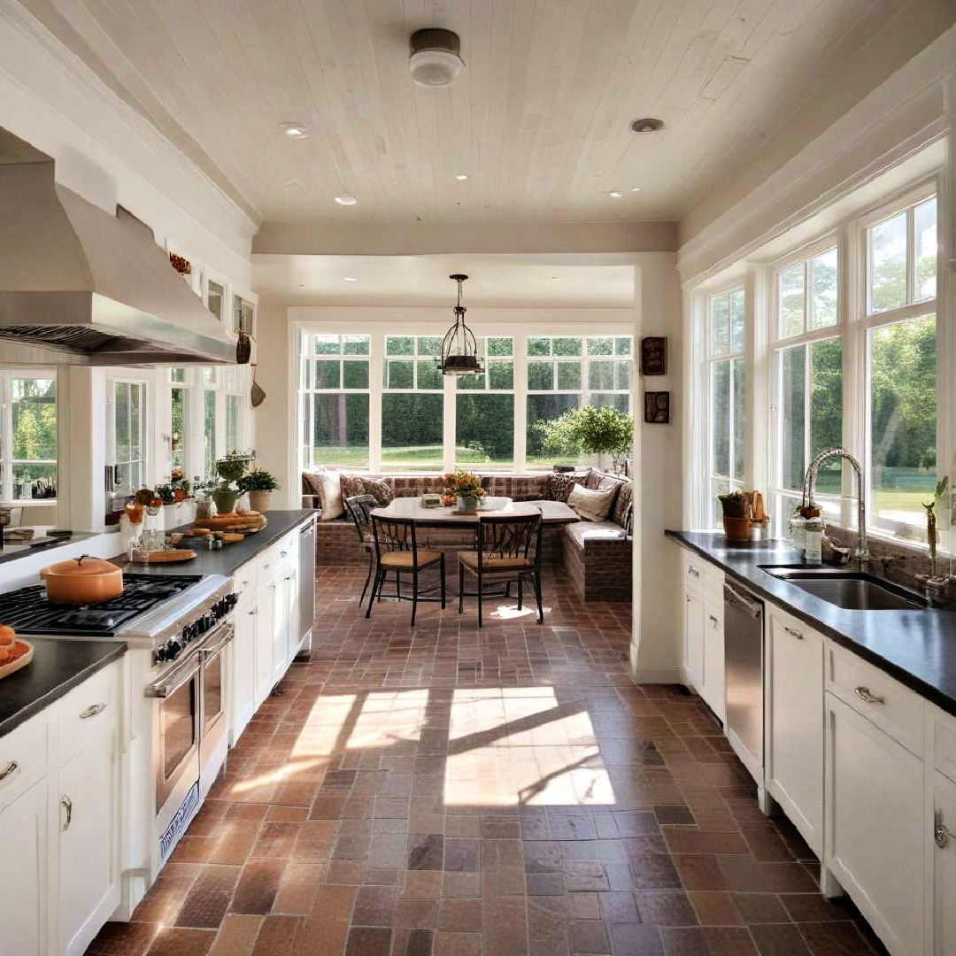 enclosed sunroom kitchen