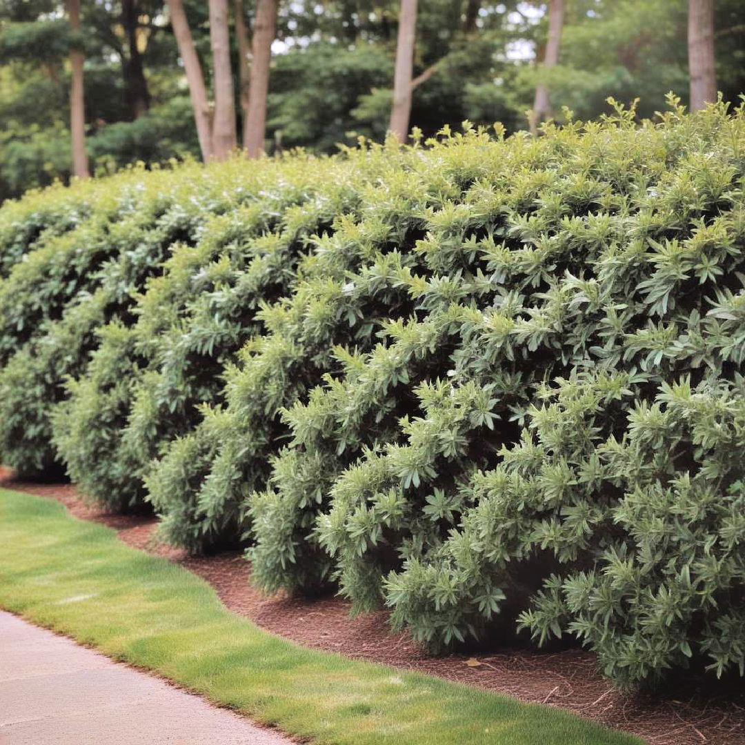 evergreen shrubs for year round privacy