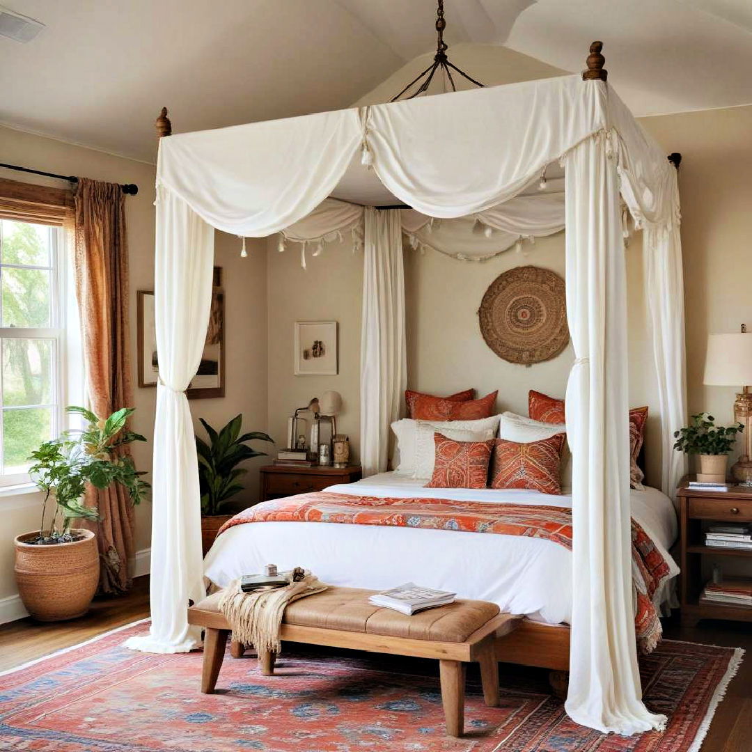 experiment with canopy beds