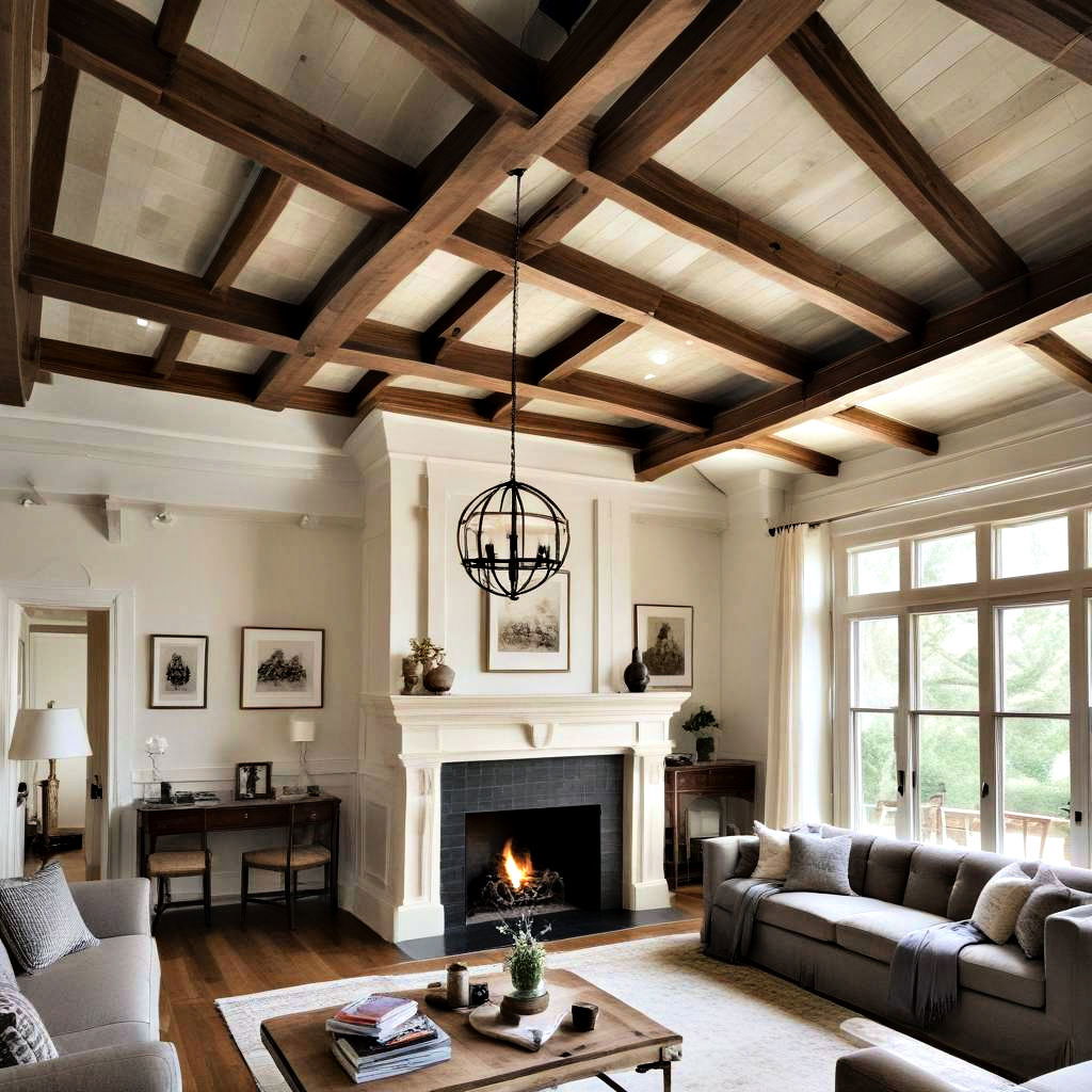 exposed beams for an architectural statement