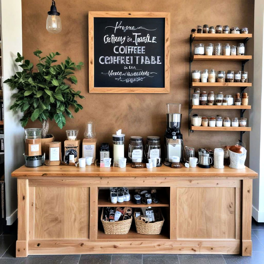 farm to table coffee bar