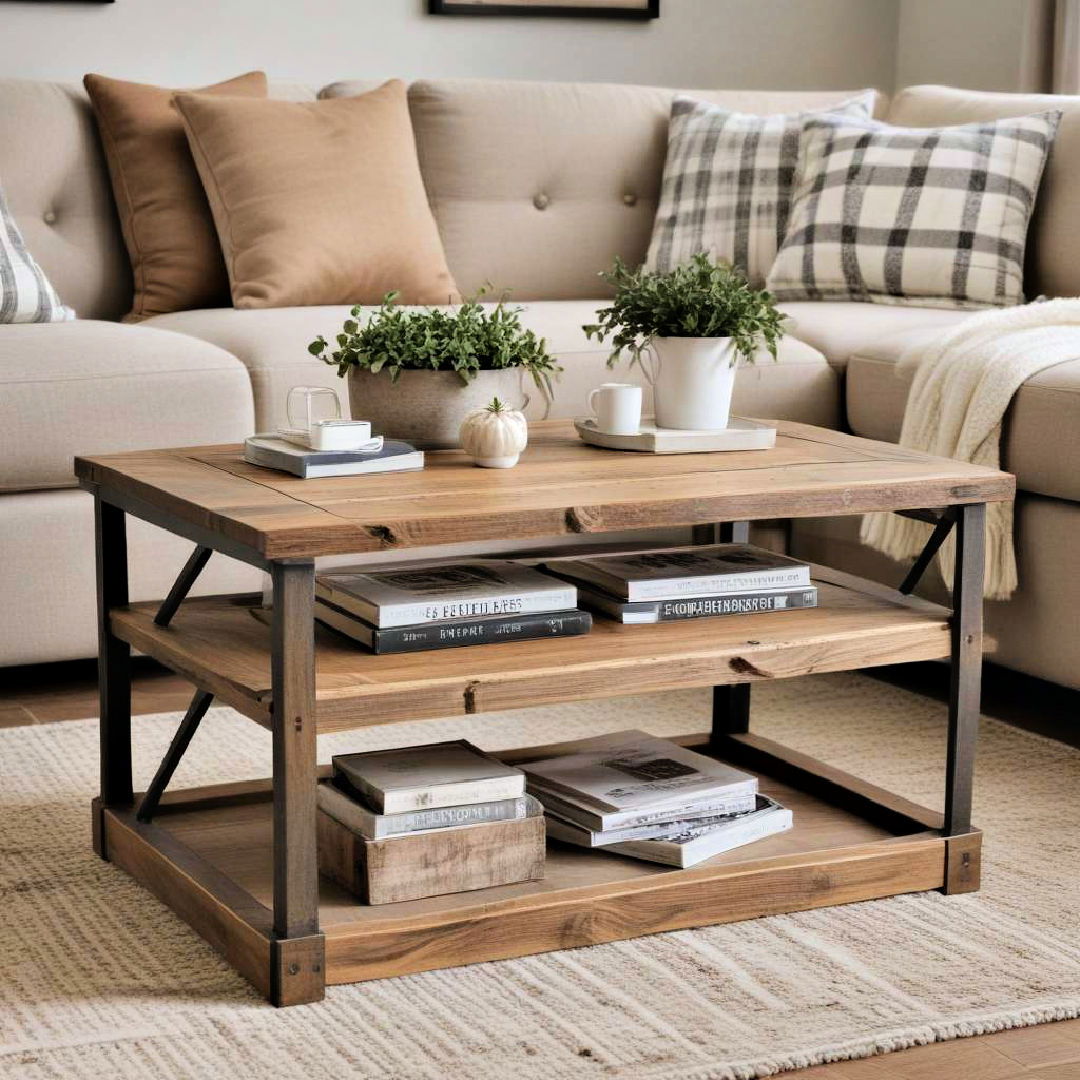 farmhouse coffee table