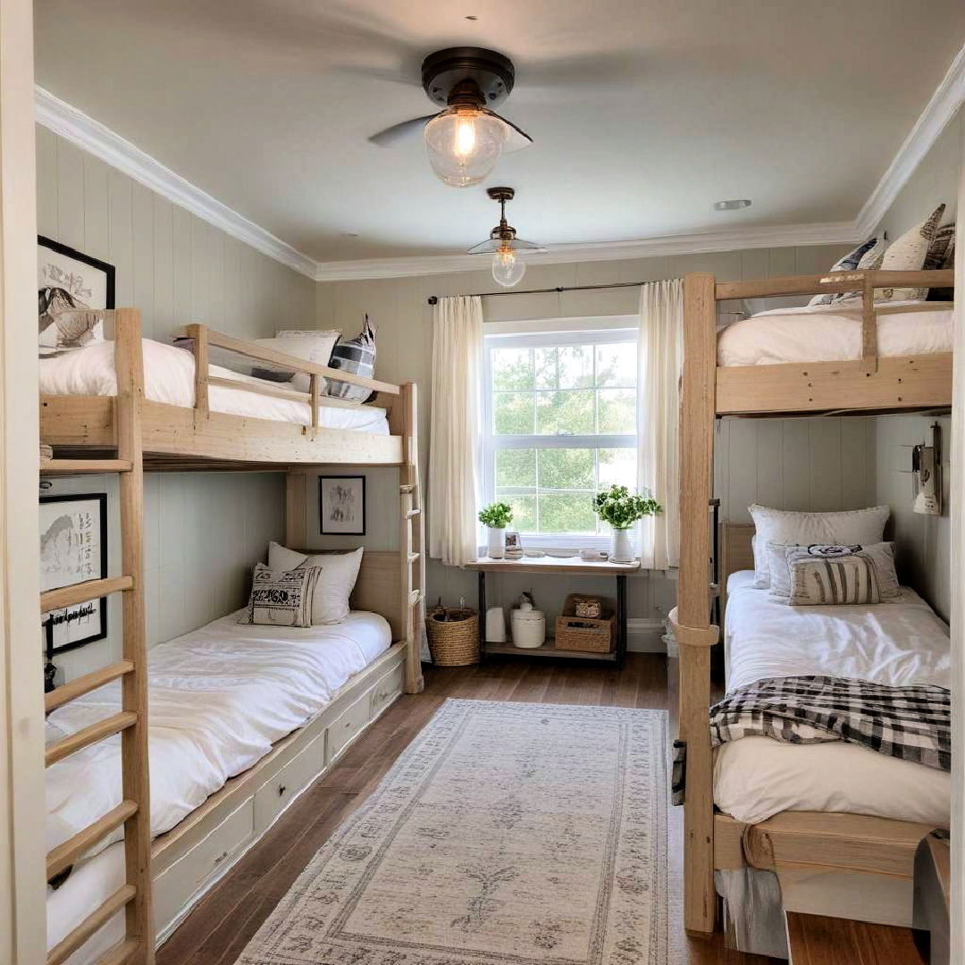 farmhouse fresh bunk room