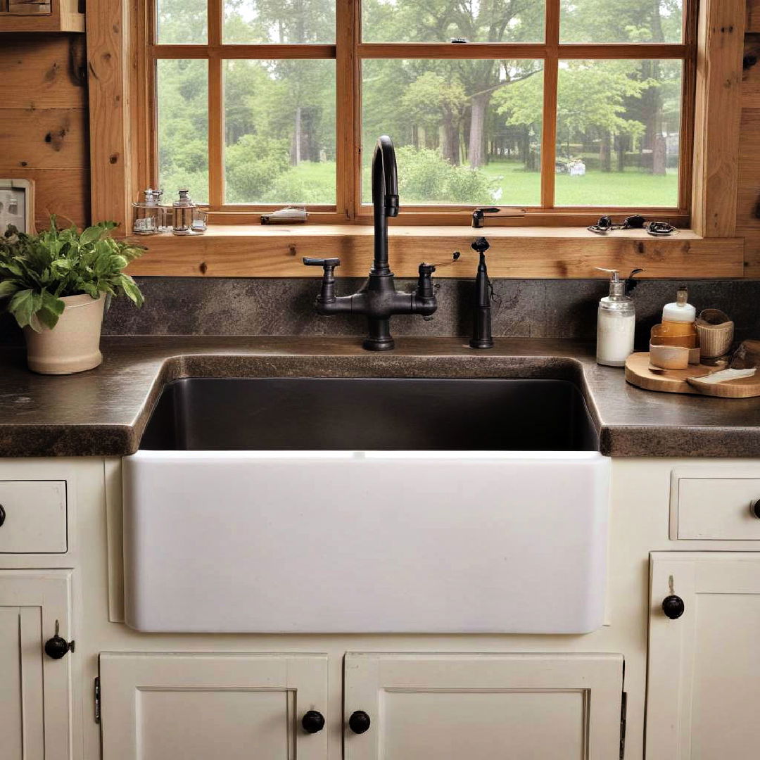 farmhouse sink