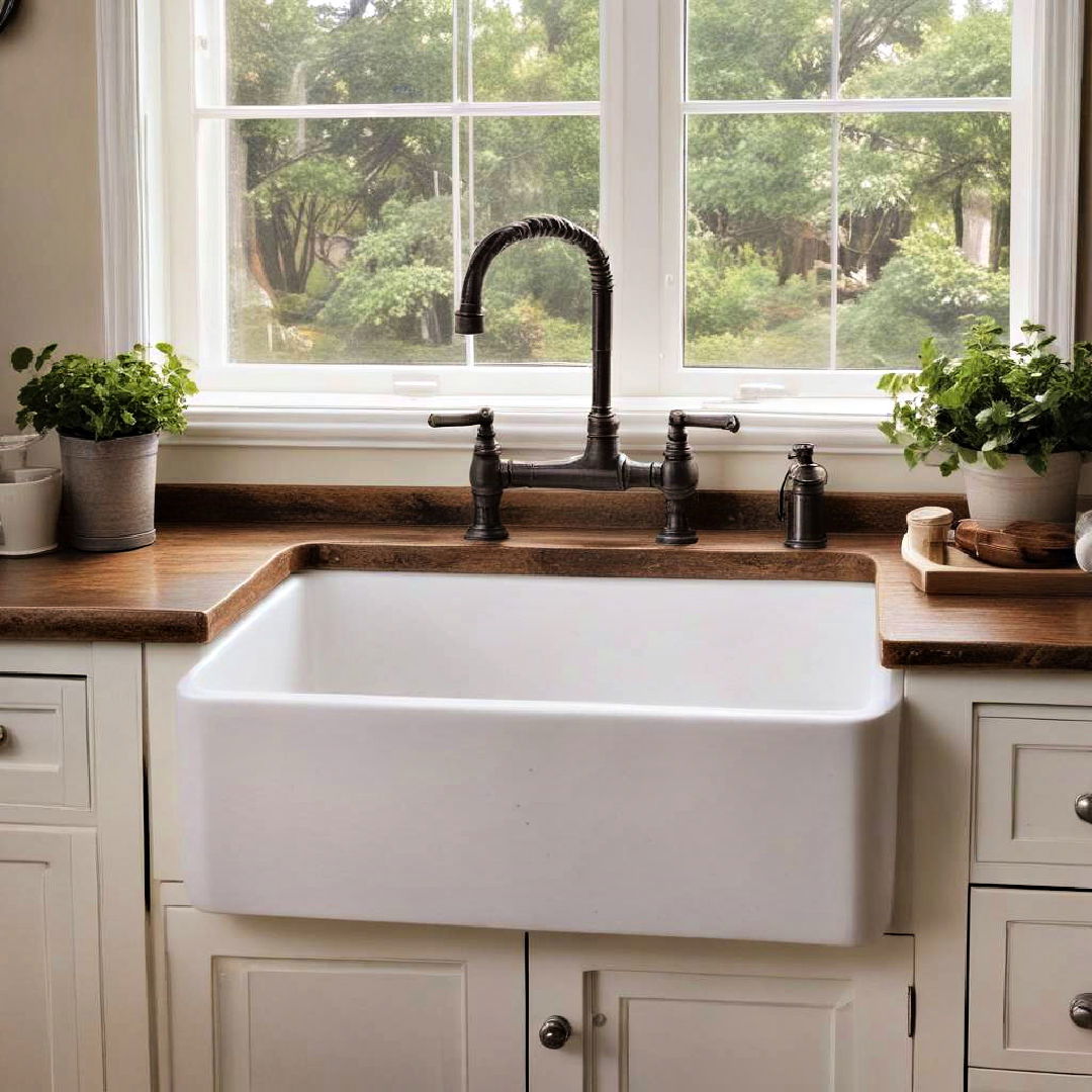 farmhouse sink