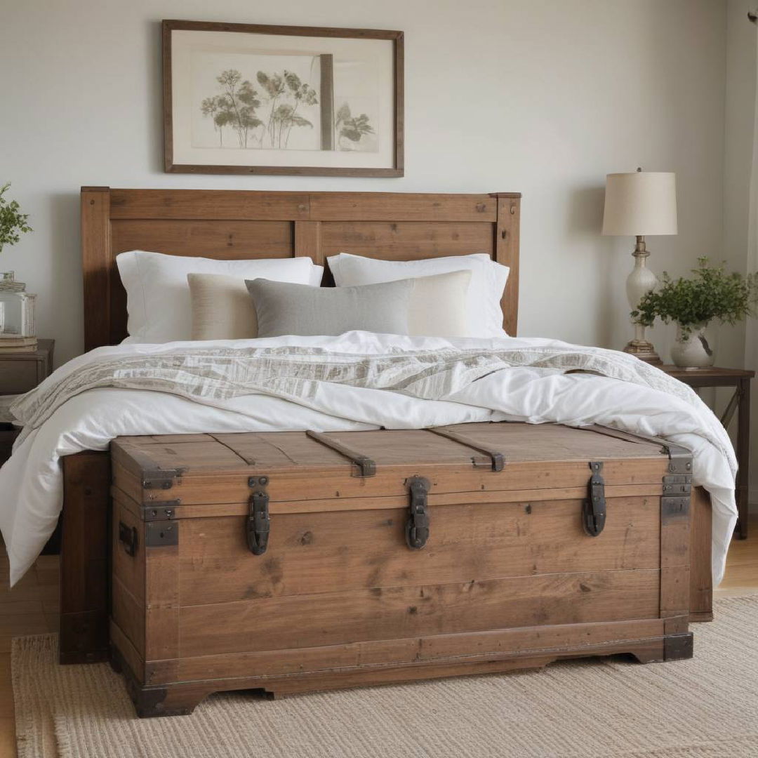 farmhouse storage trunks