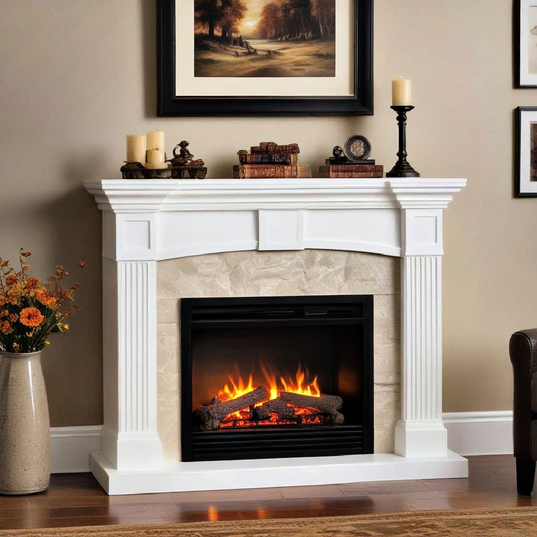 faux fireplace heater