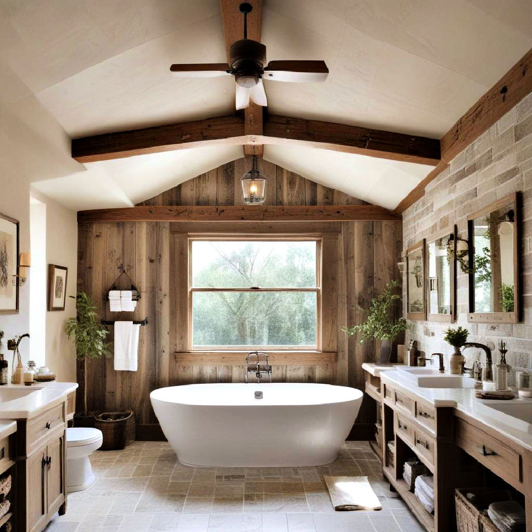 faux wood beams