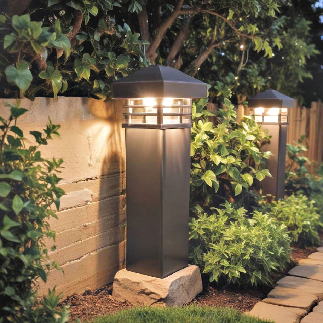 fence post cap lights