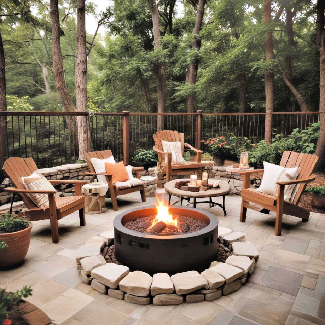 fire pit for cozy evenings