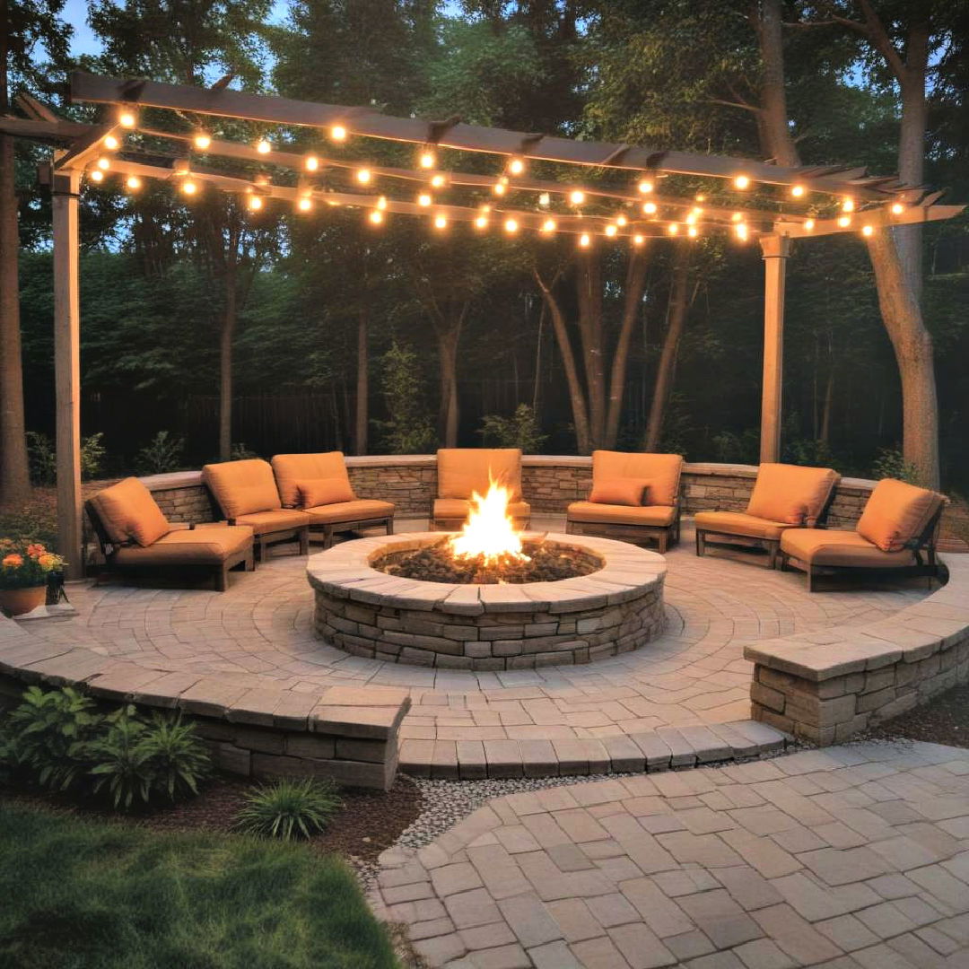 fire pit lighting