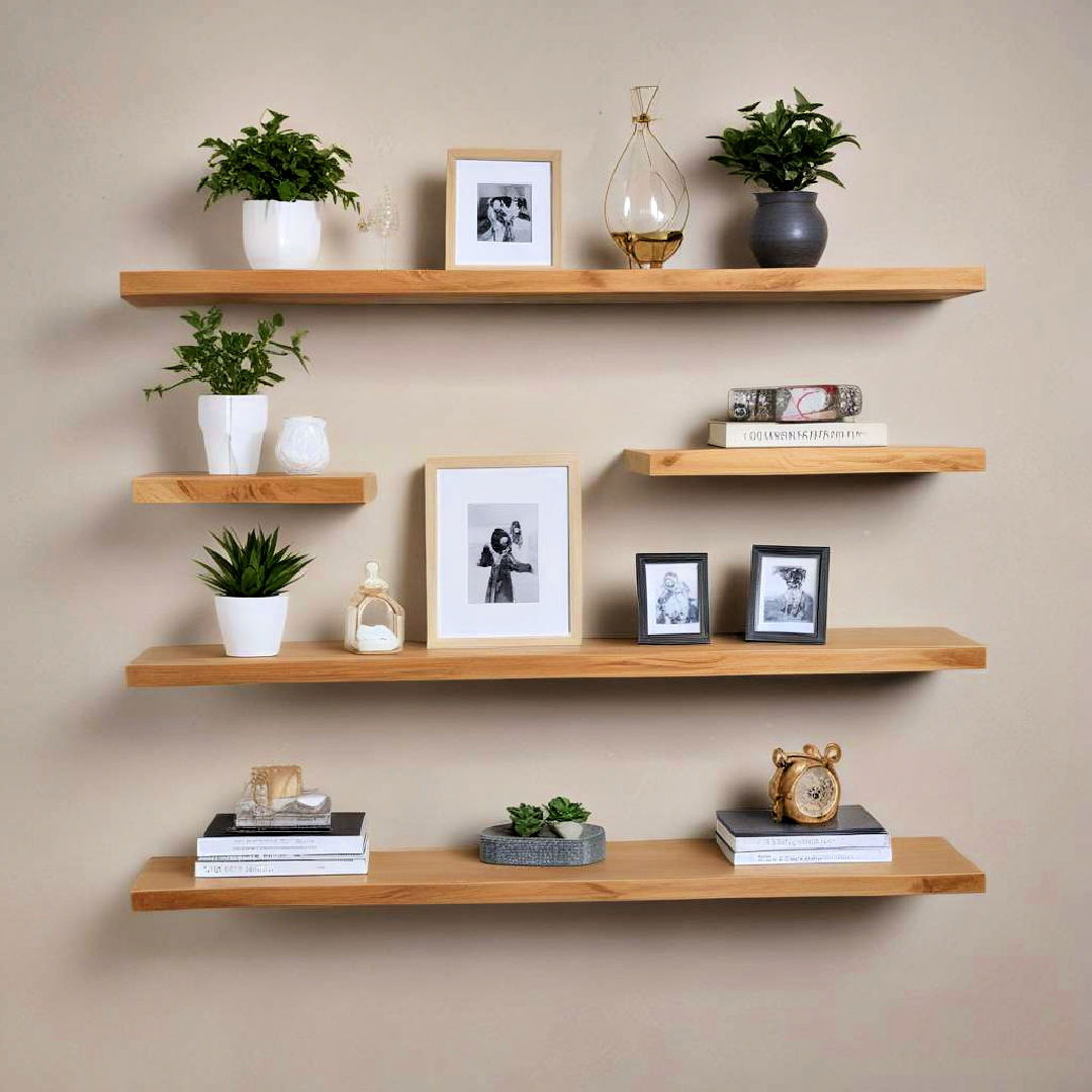 floating display shelves