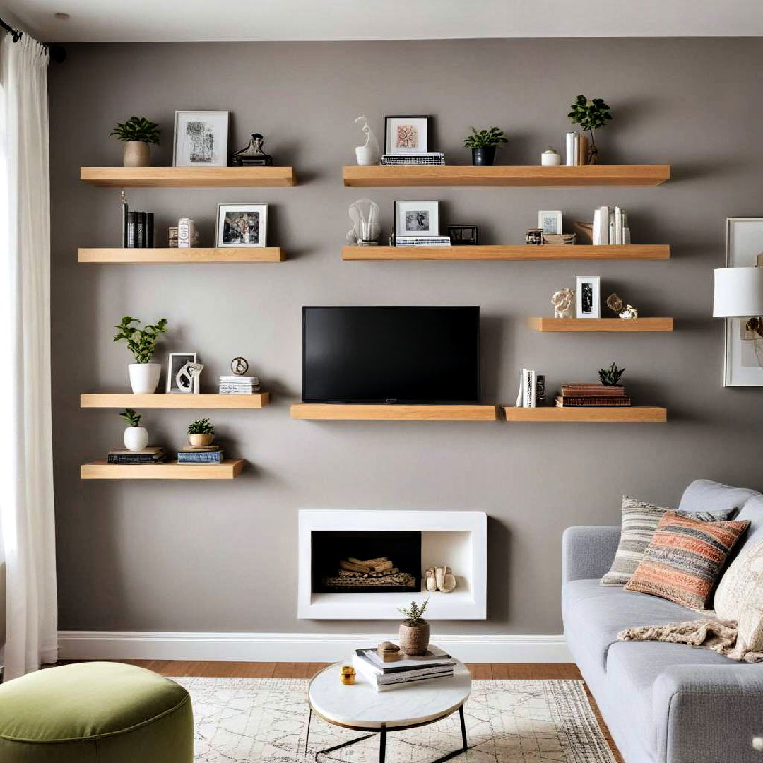 floating shelves