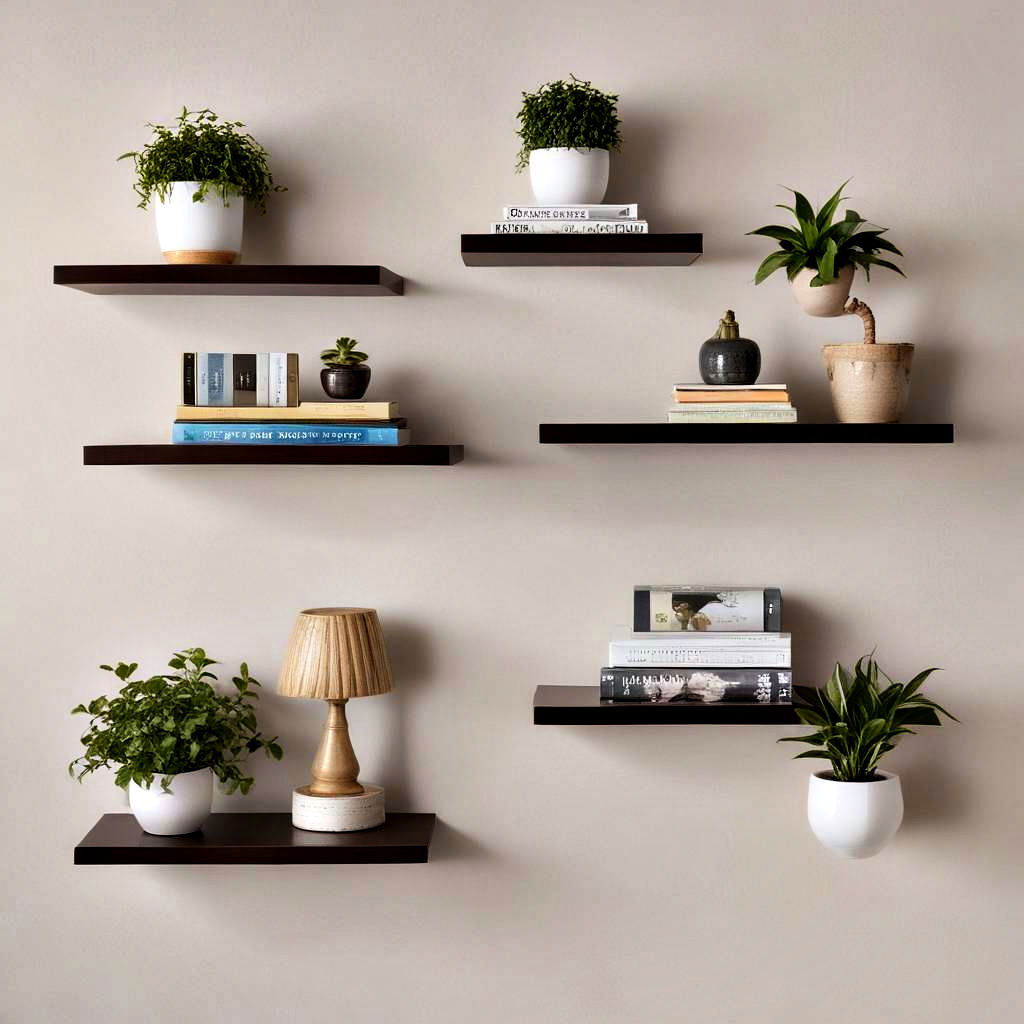 floating shelves elevate your storage