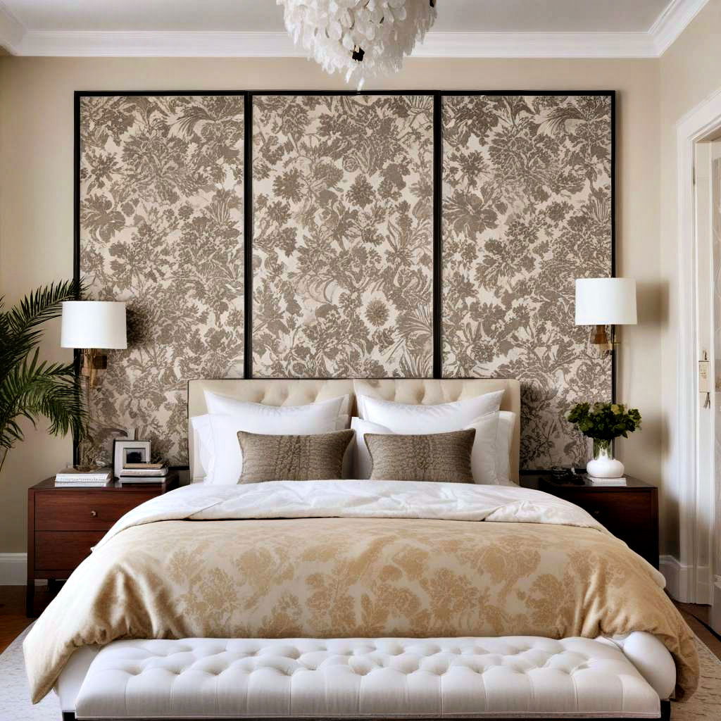 framed wallpaper panels