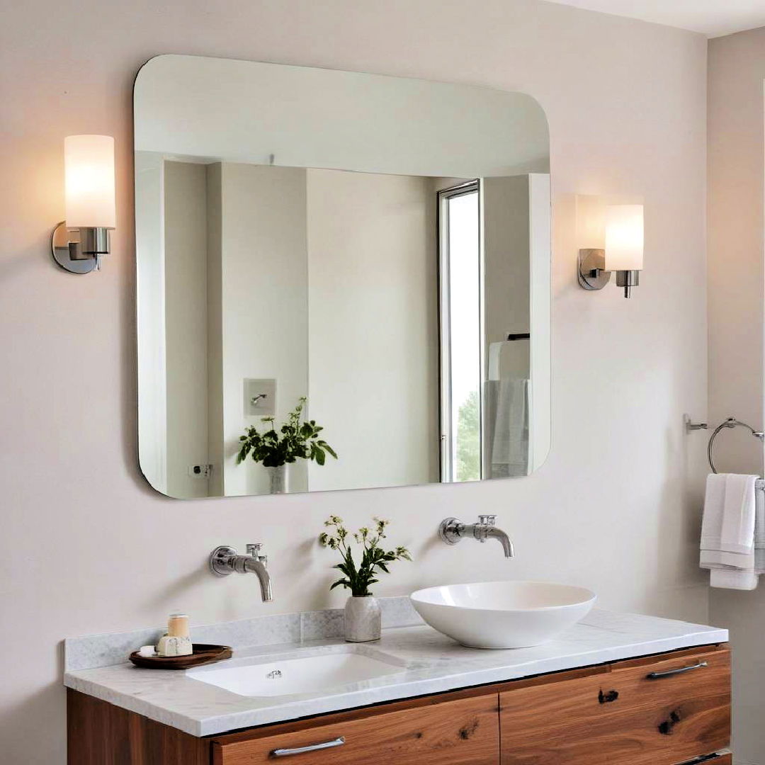 frameless mirrors