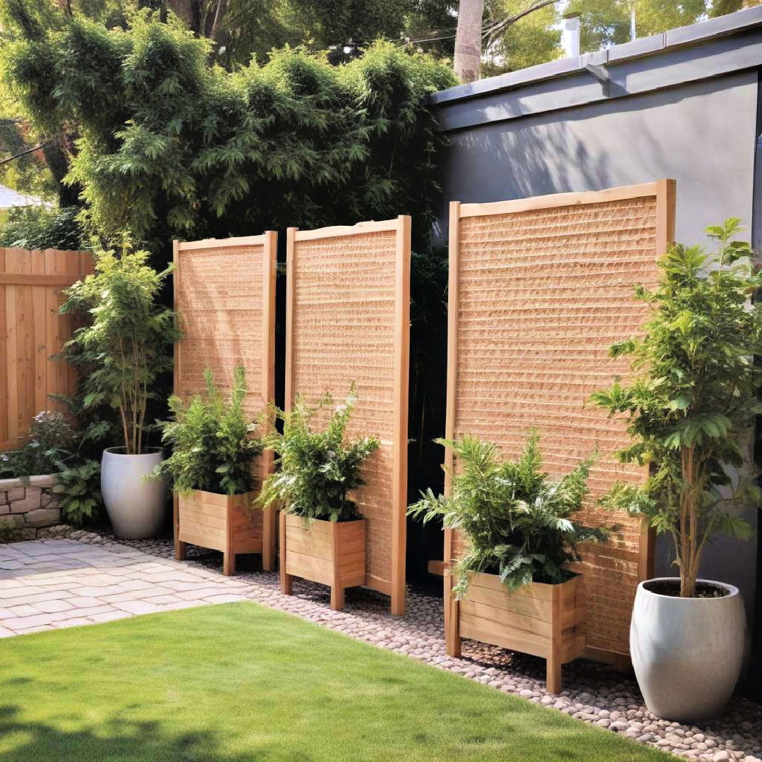 freestanding privacy screens