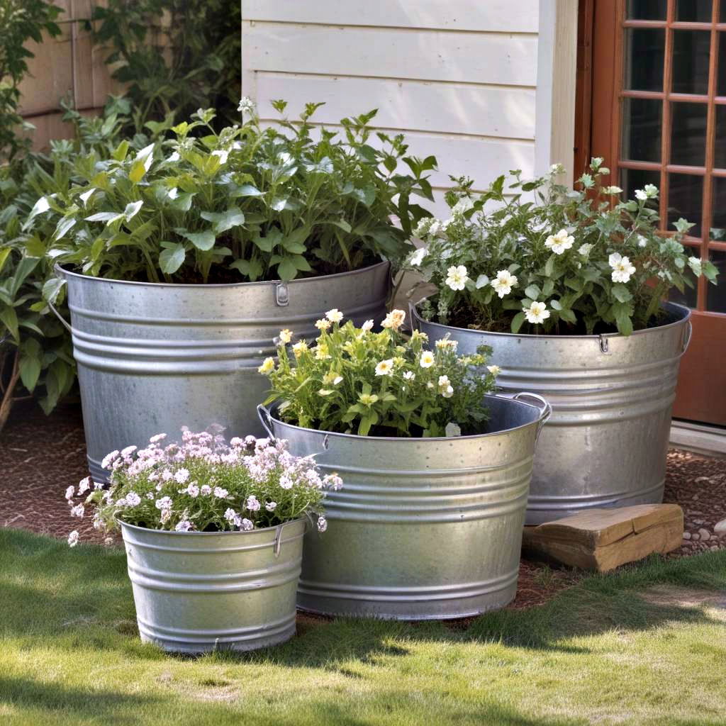 galvanized steel tubs