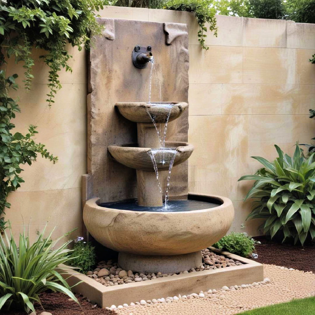 garden fountain