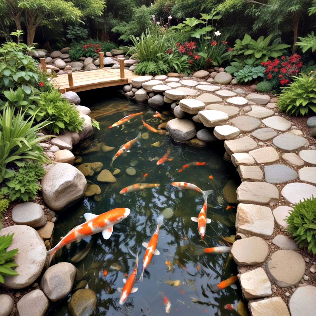 garden path koi pond