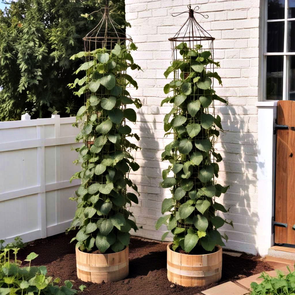 garden tower trellis