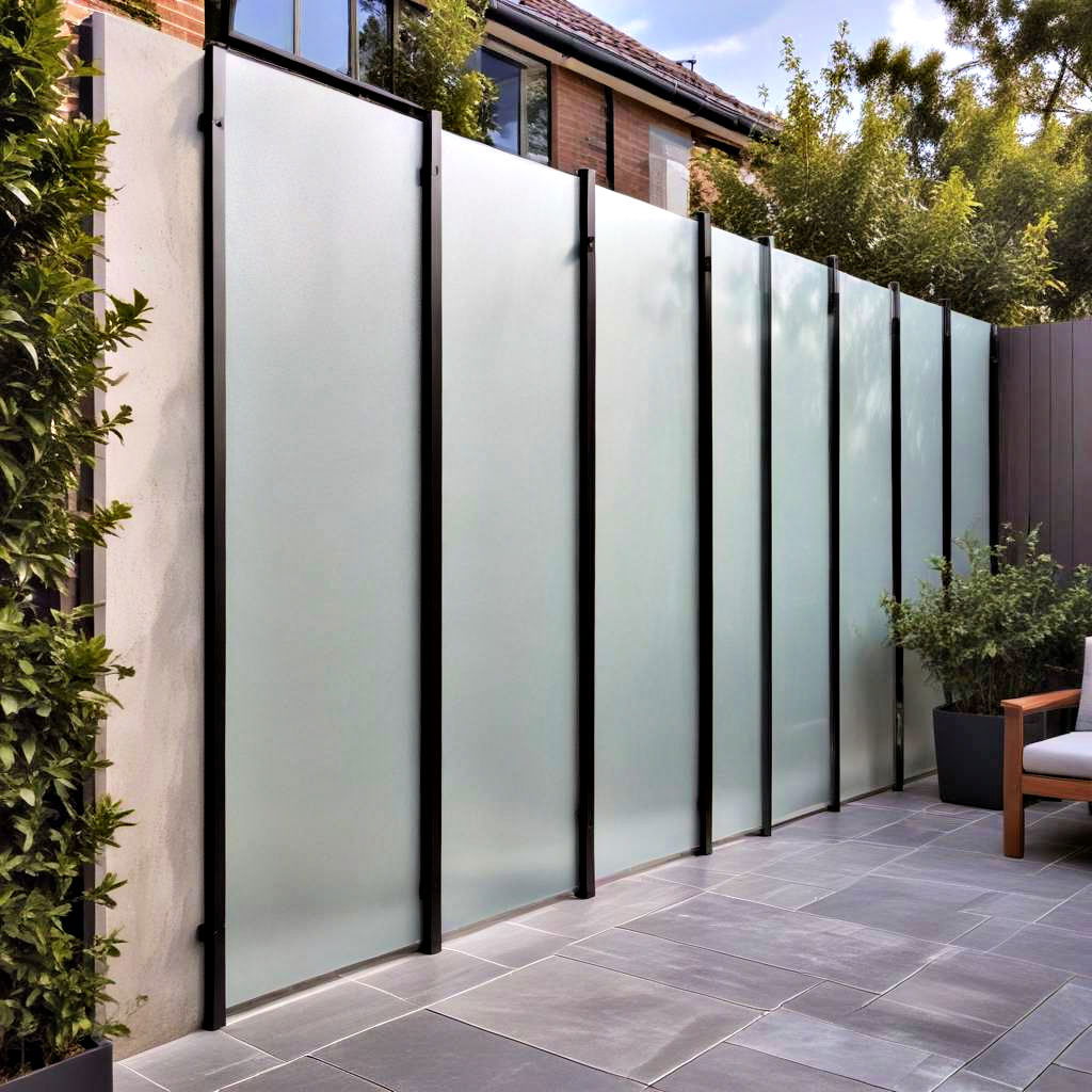 glass privacy screens