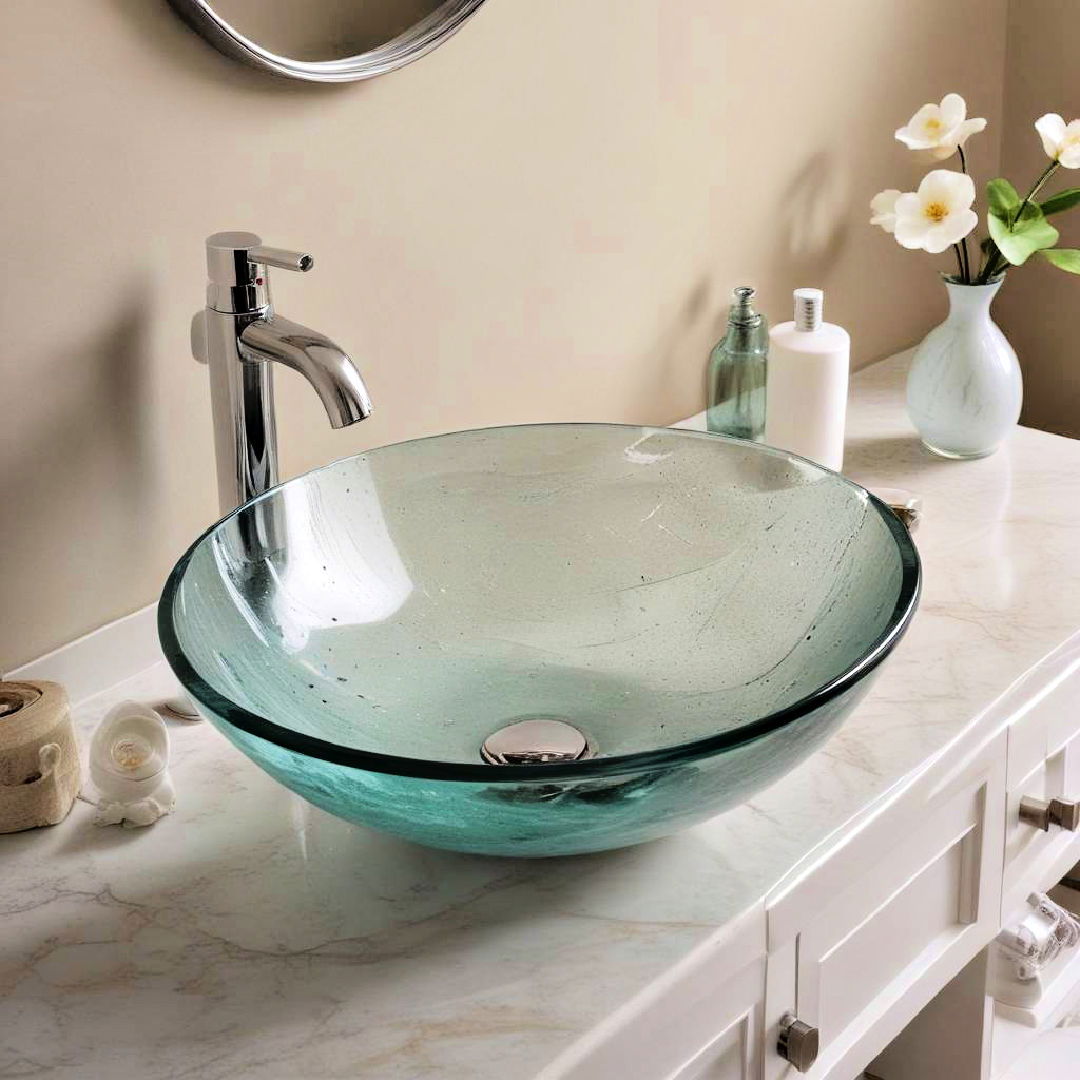 glass sinks