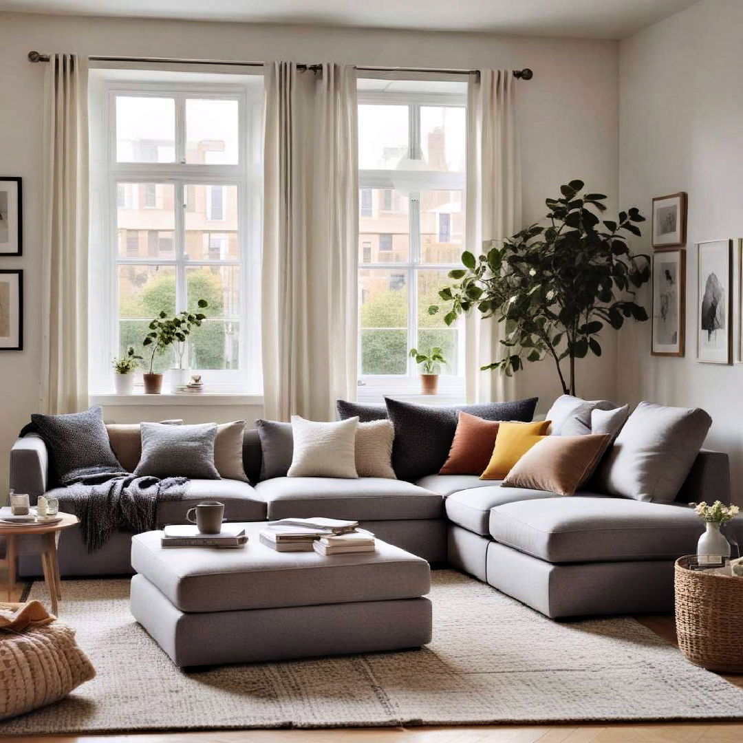 go for a modular sofa