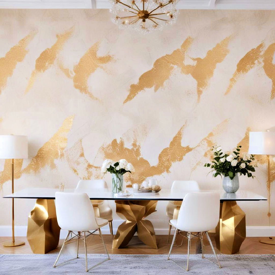 gold leaf accents