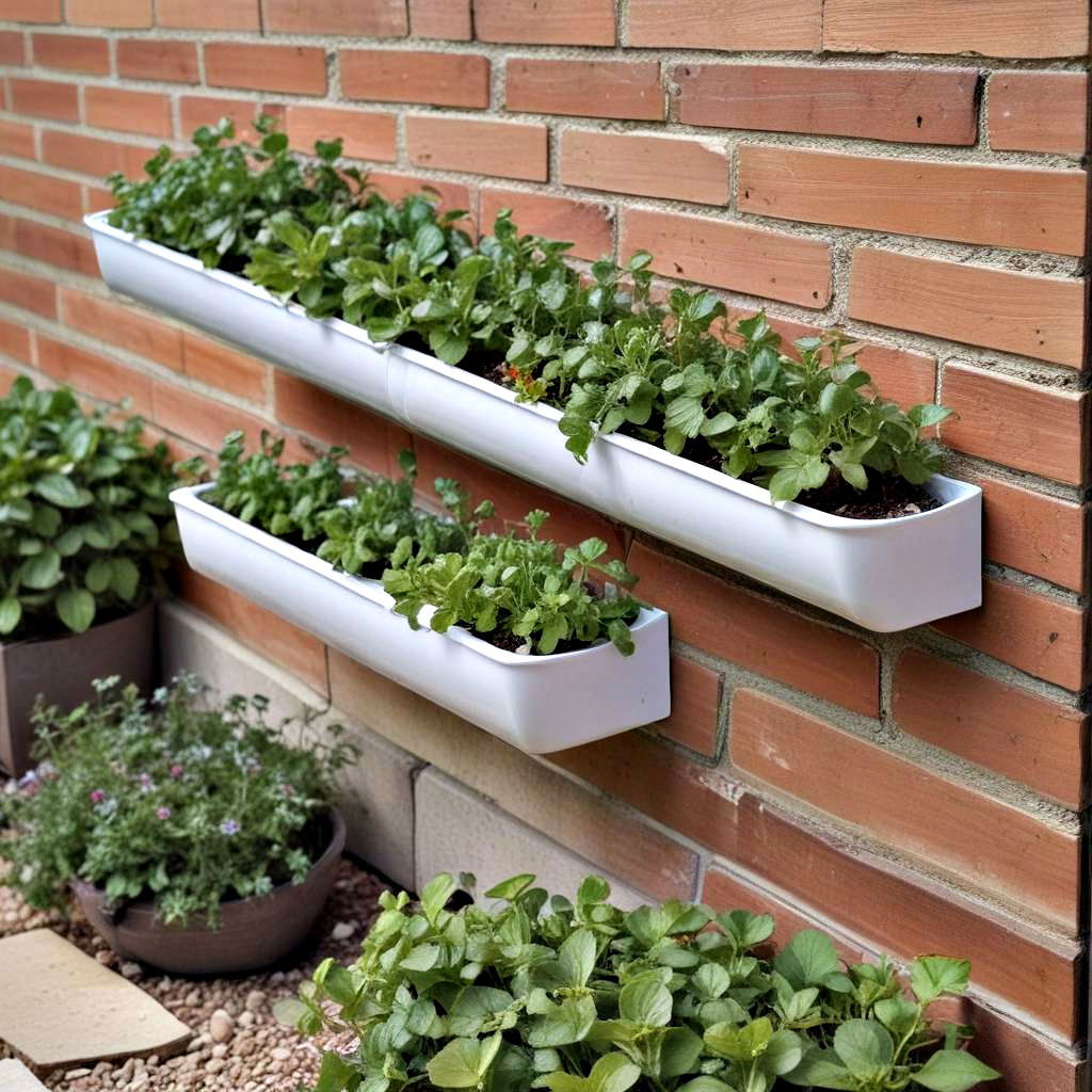 gutter planters