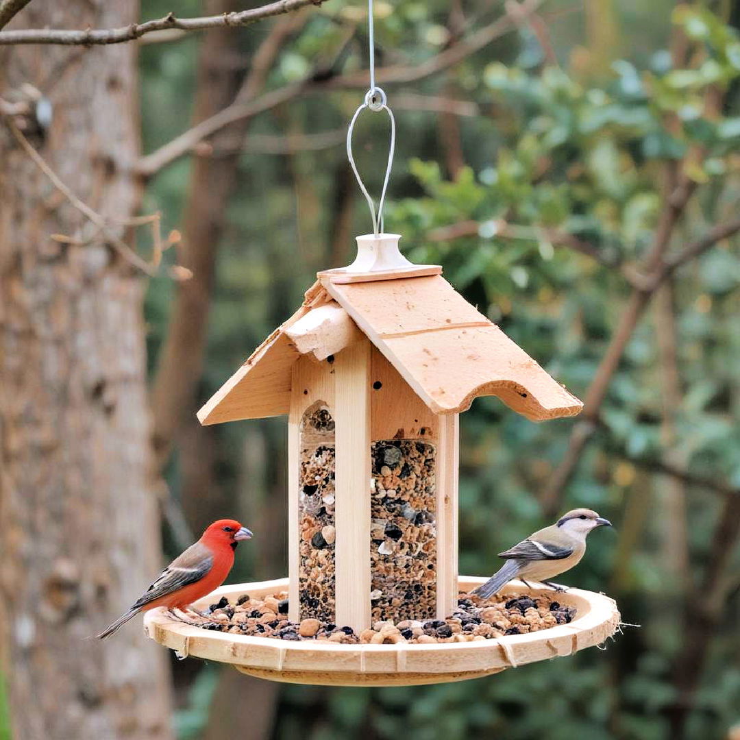 hang a bird feeder