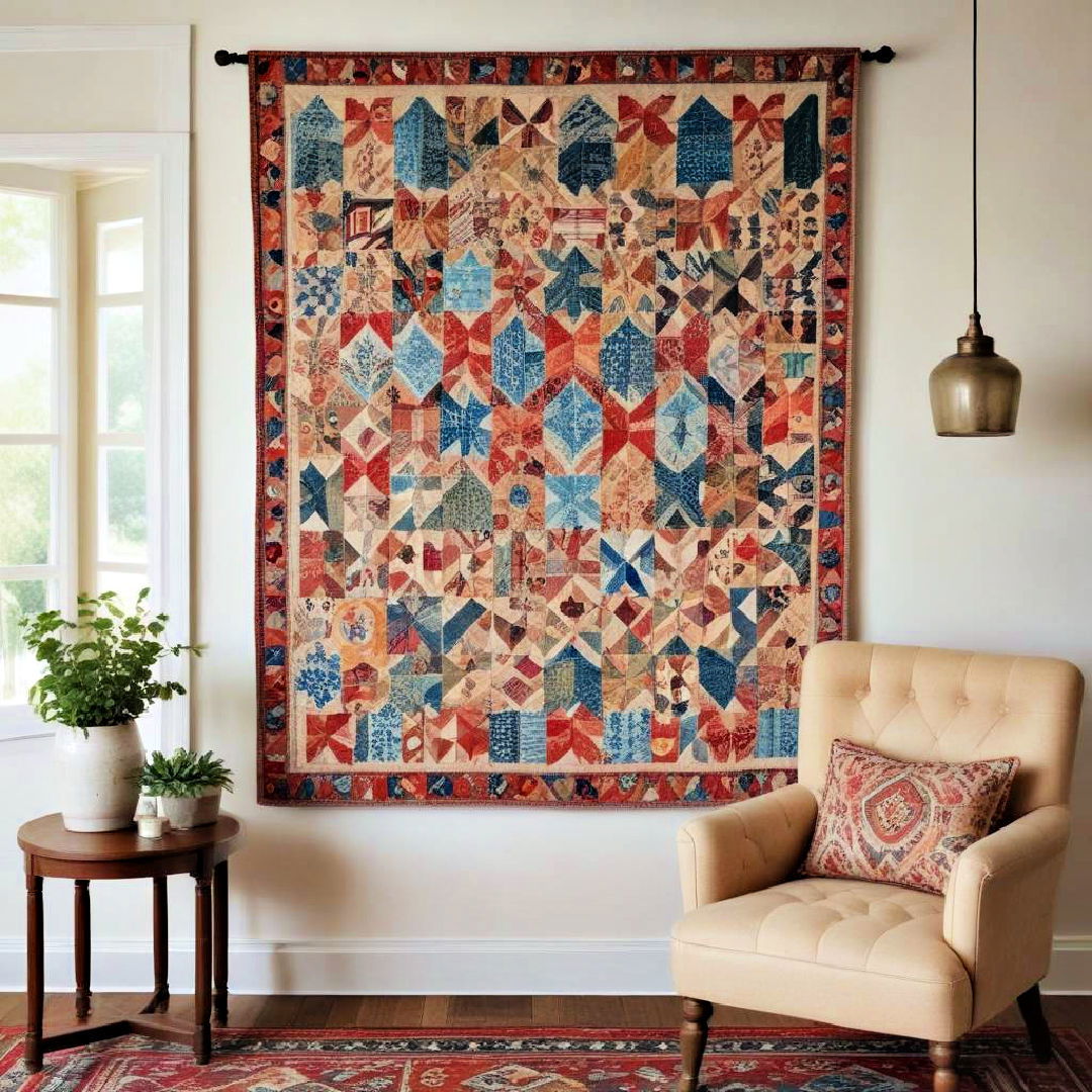 hang quilts as art