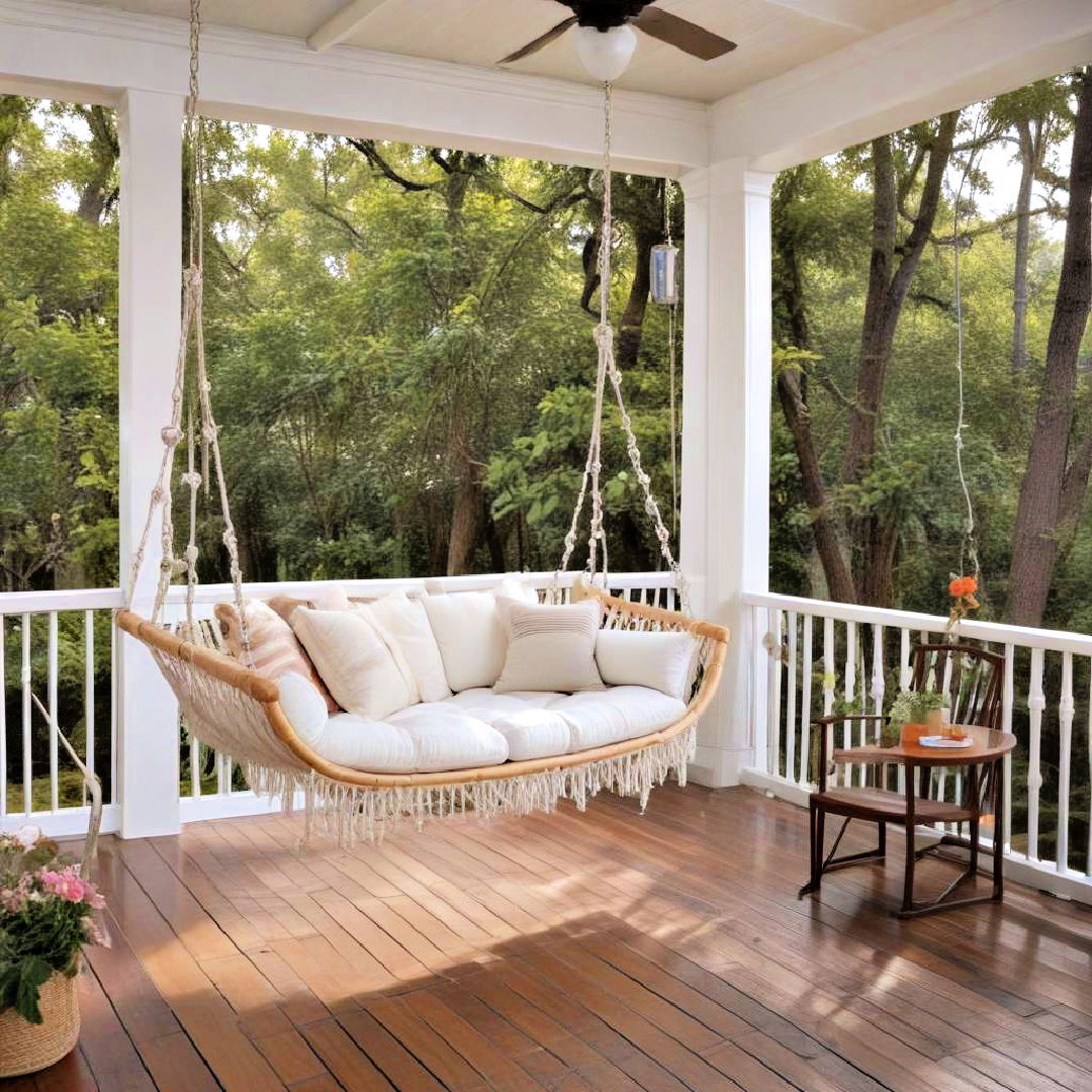 hanging swing or hammock