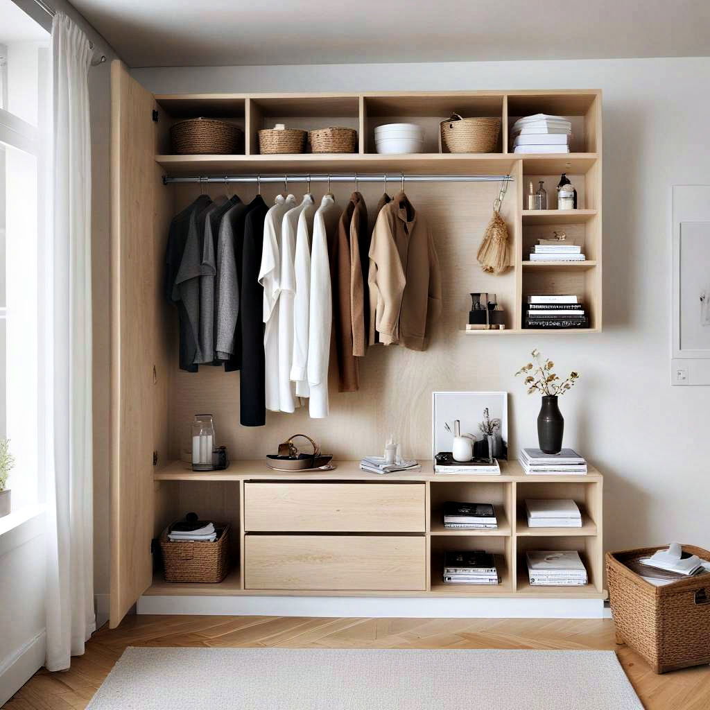 hide and sleek minimalist storage