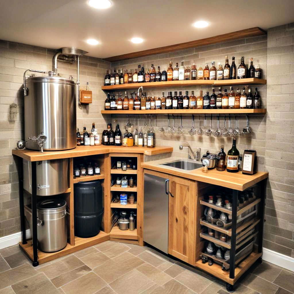 home brewing station