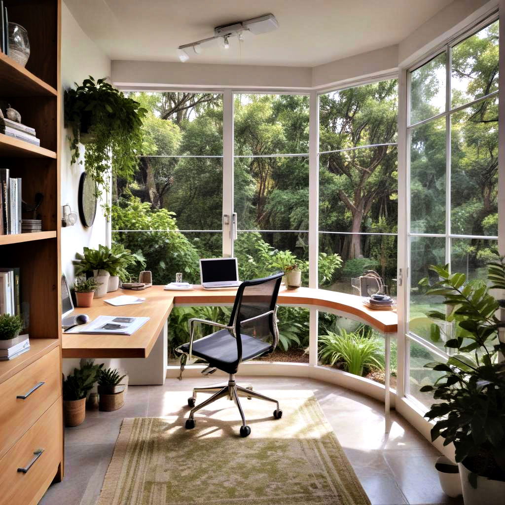 home office with a view