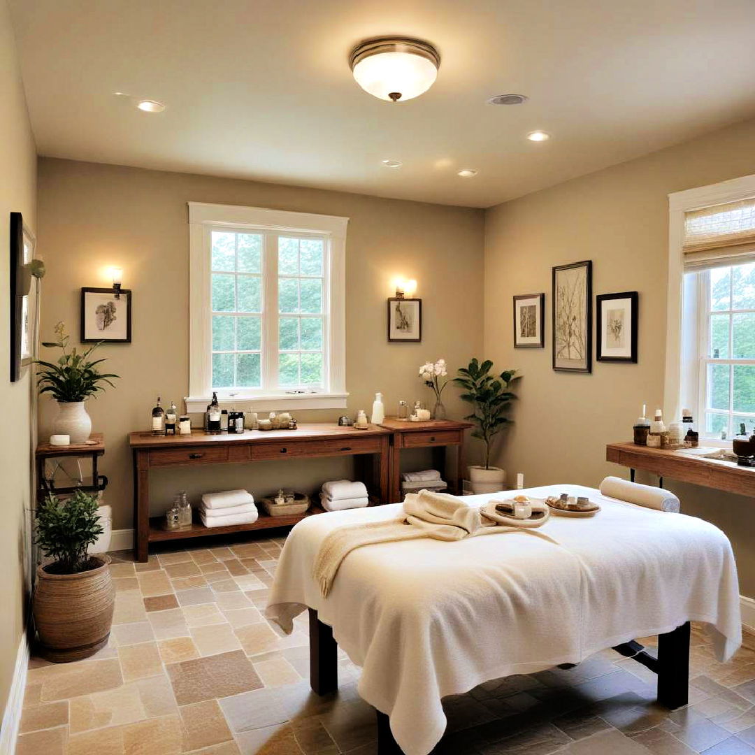 home spa therapy room