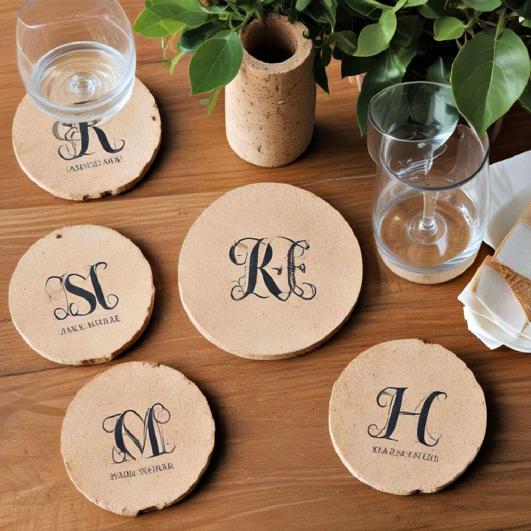 include personalized coasters