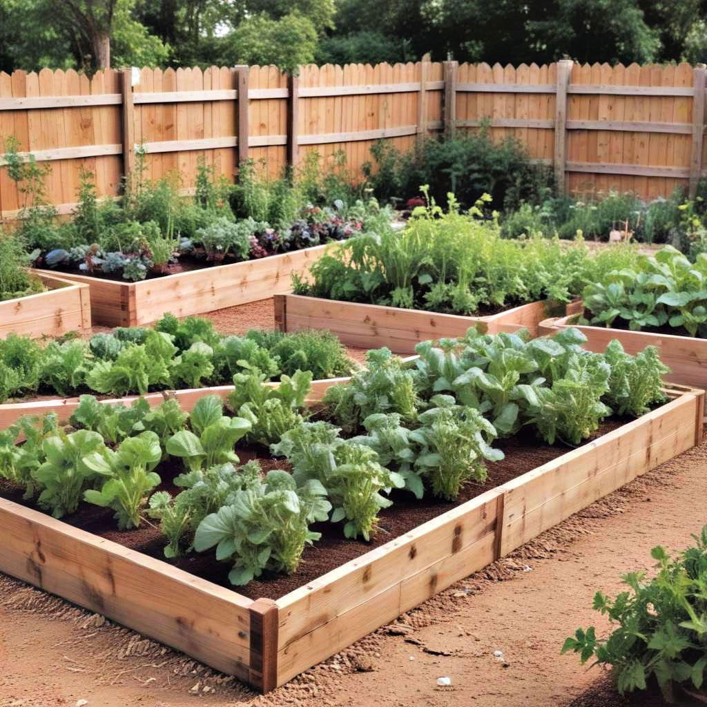 incorporate a vegetable and herb garden