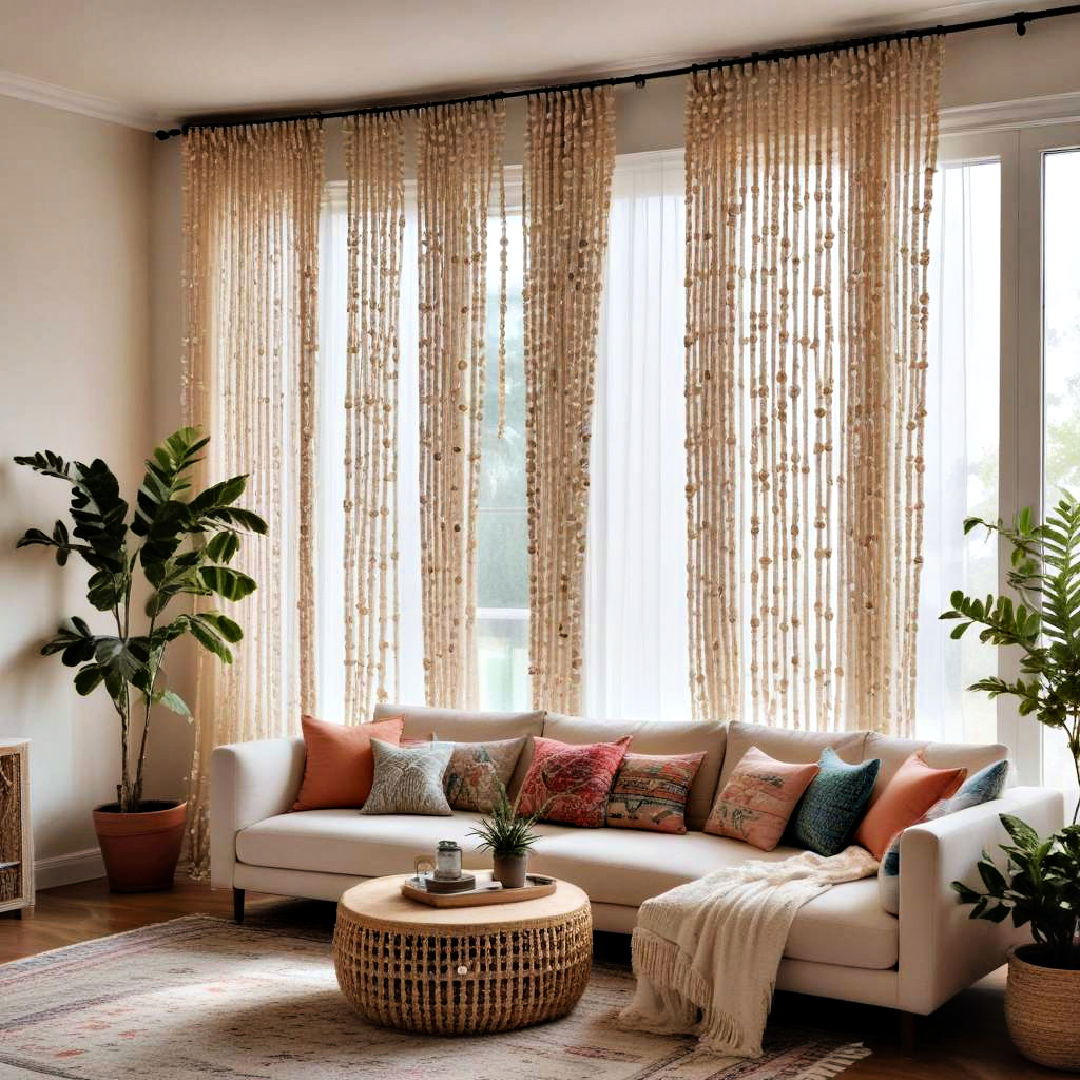 incorporate beaded curtains