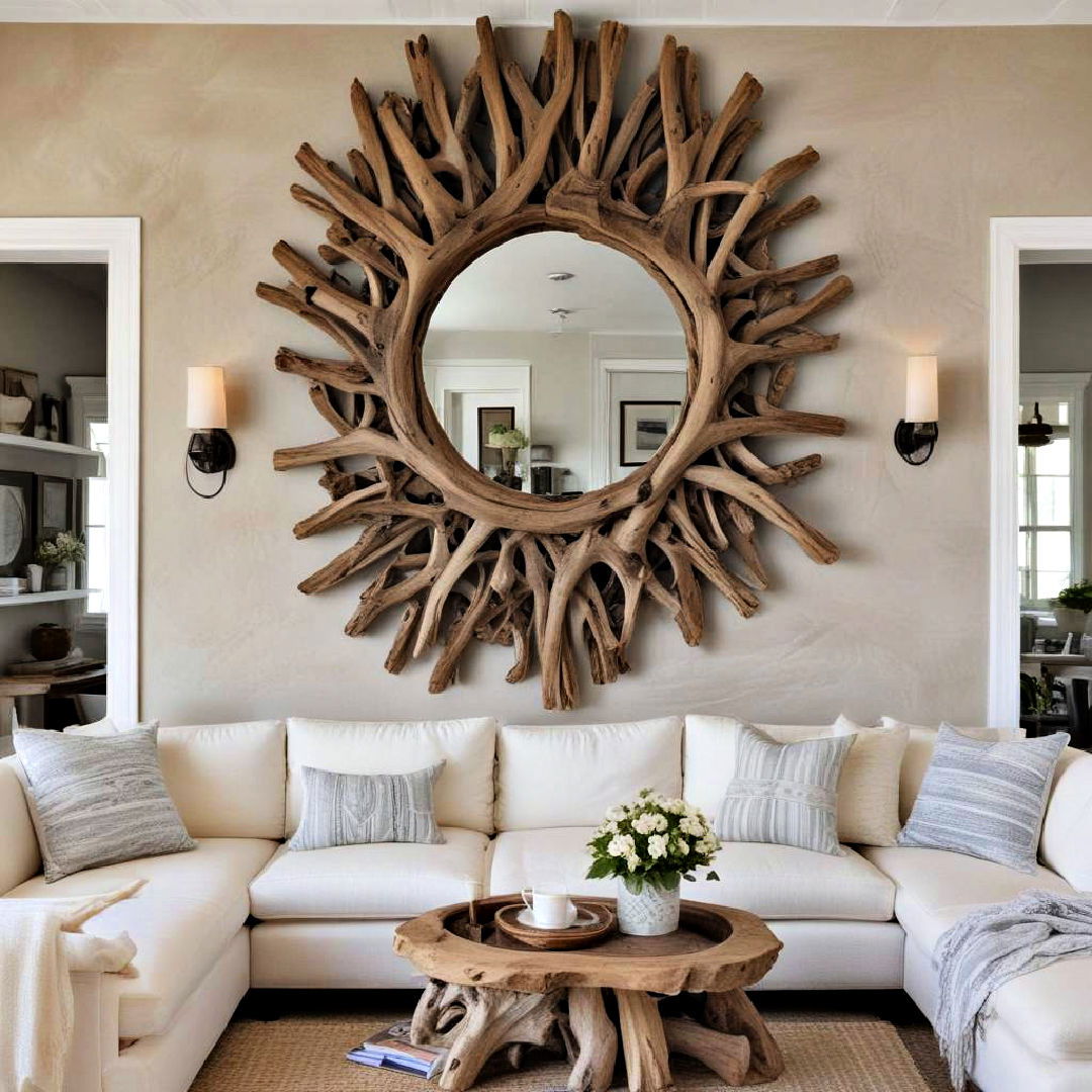 incorporate driftwood decor