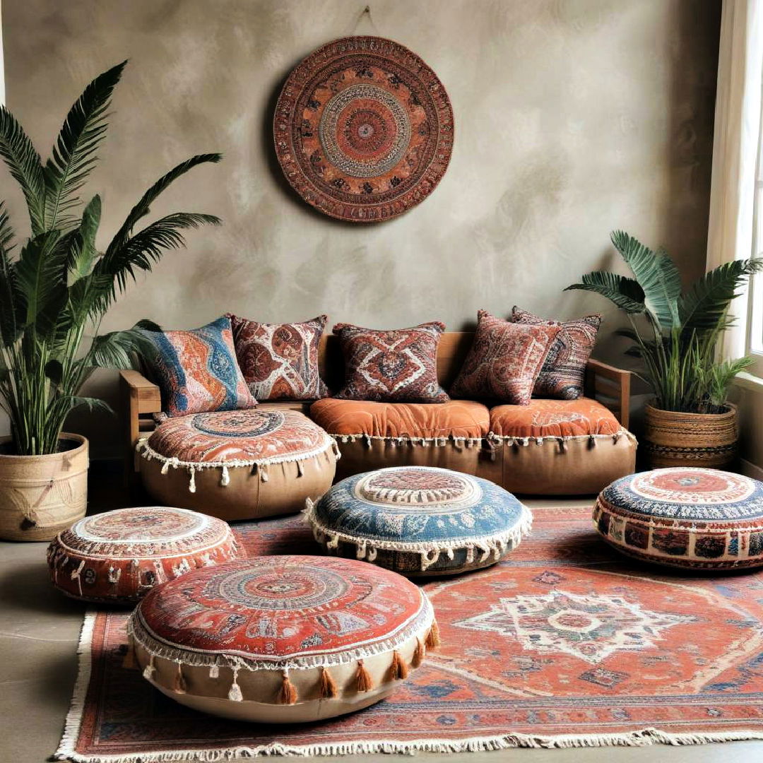 incorporate floor cushions