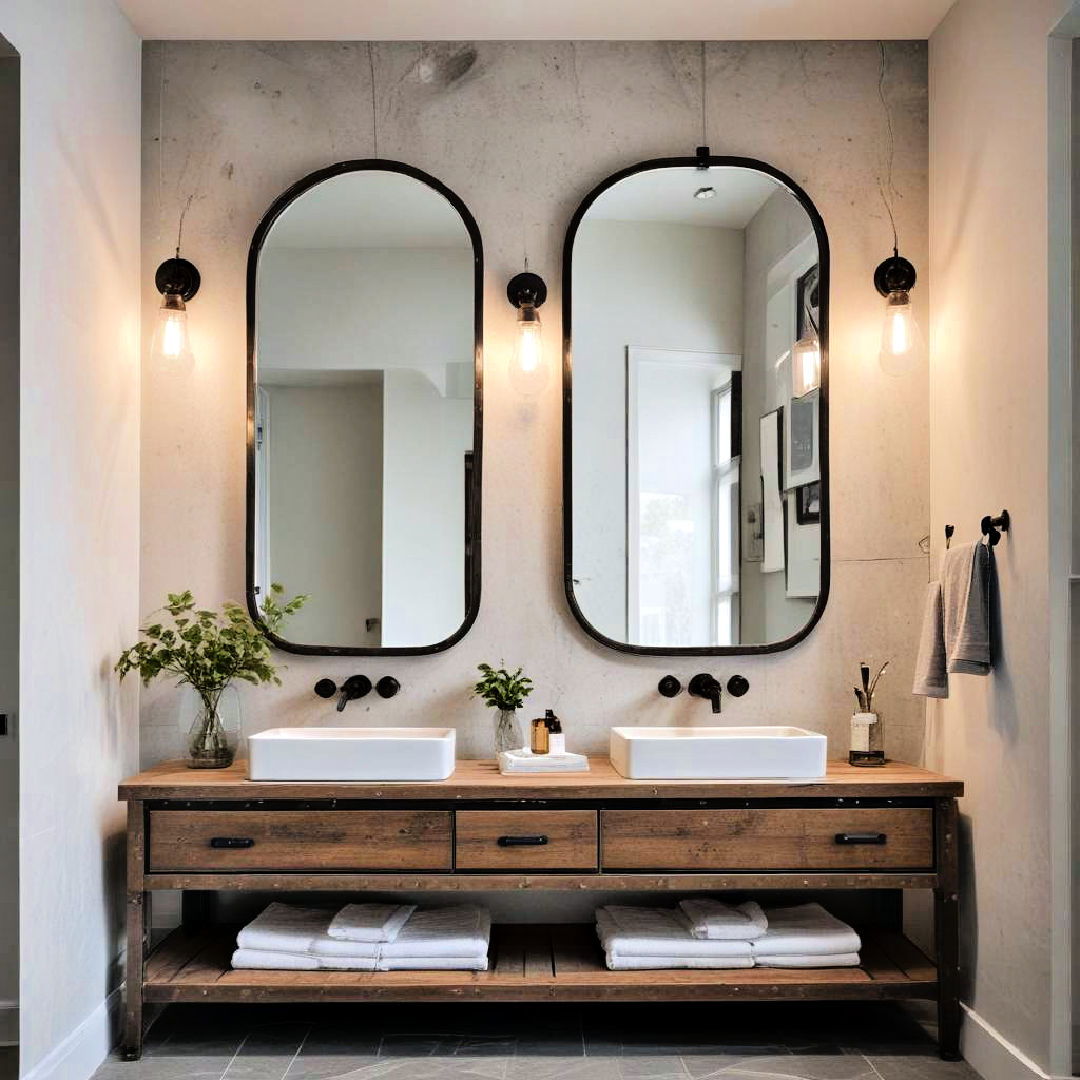 industrial style mirrors