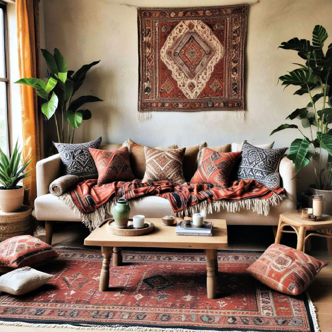 infuse with ethnic textiles