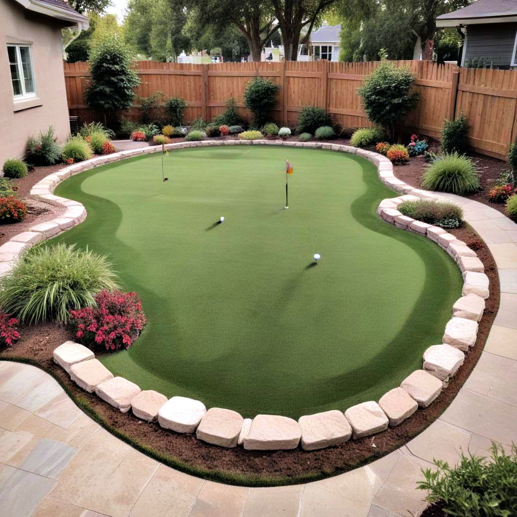 install a backyard putting green