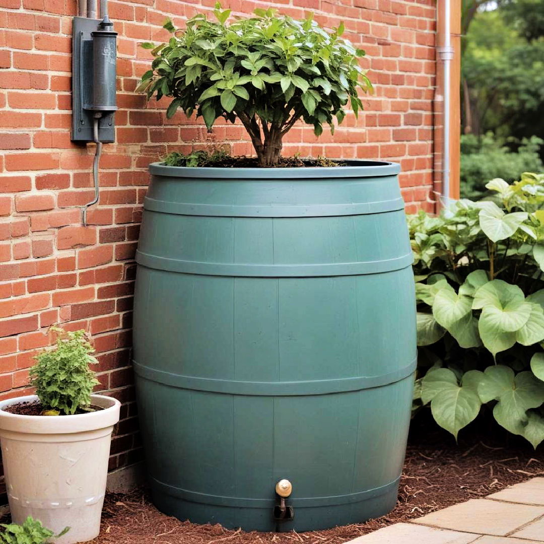 install a rain barrel