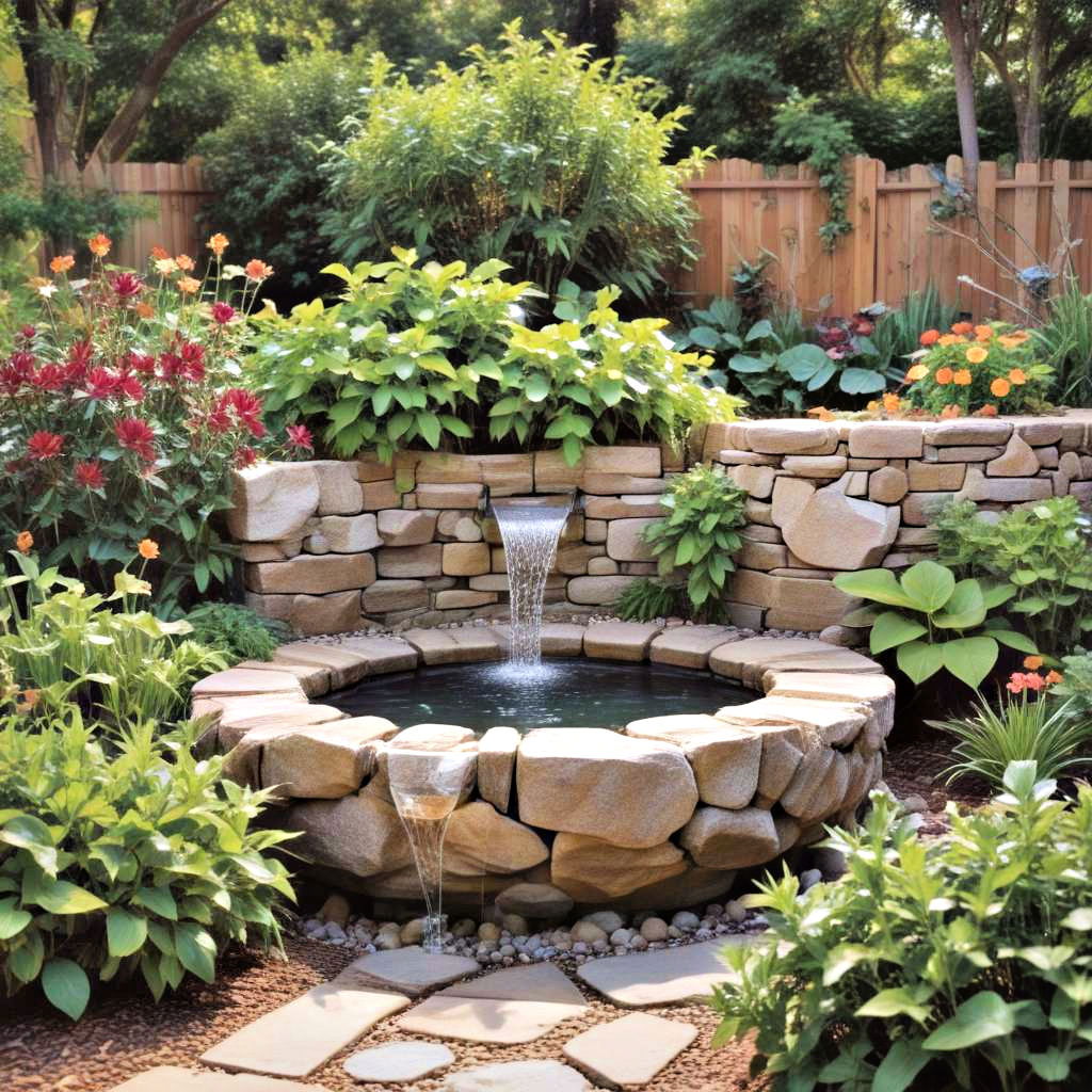 install a soothing water feature